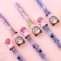 Mehrfarbiger Kitty-Kawaii-Stift, 1 Stück Kugelschreiber kawaii