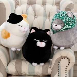 Brinquedos de pelúcia para gatos fofos brinquedo de gato kawaii