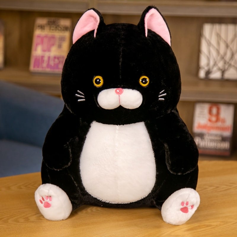 Black Cat Plush Toys, Adorable Cat Stuffed Animal Plush For Kids