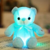Kreatywna pluszowa zabawka ze świecącym misiem niedźwiedź kawaii