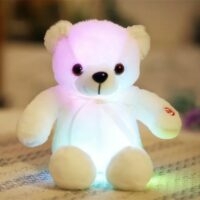Juguete de peluche de oso luminoso creativo oso kawaii