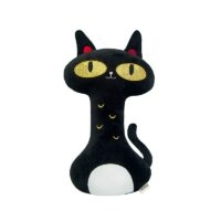 魔法の黒猫ぬいぐるみ黒猫かわいい
