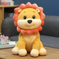 Милый солнечный цветок счастливый лев плюшевые игрушки Лев каваи