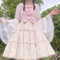 Blusa interna Kawaii 3 cores Lolita Kawaii fofo