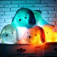 LED leuchtendes Hundeplüschspielzeug Hund kawaii