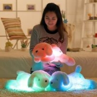 LED leuchtendes Hundeplüschspielzeug Hund kawaii
