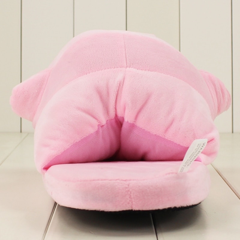 Kawaii Pink Kirby Plush Slippers