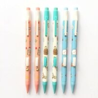 3PC Transparent Exam Mechanical Pencil with Square Lead and Eraser – my  kawaii office