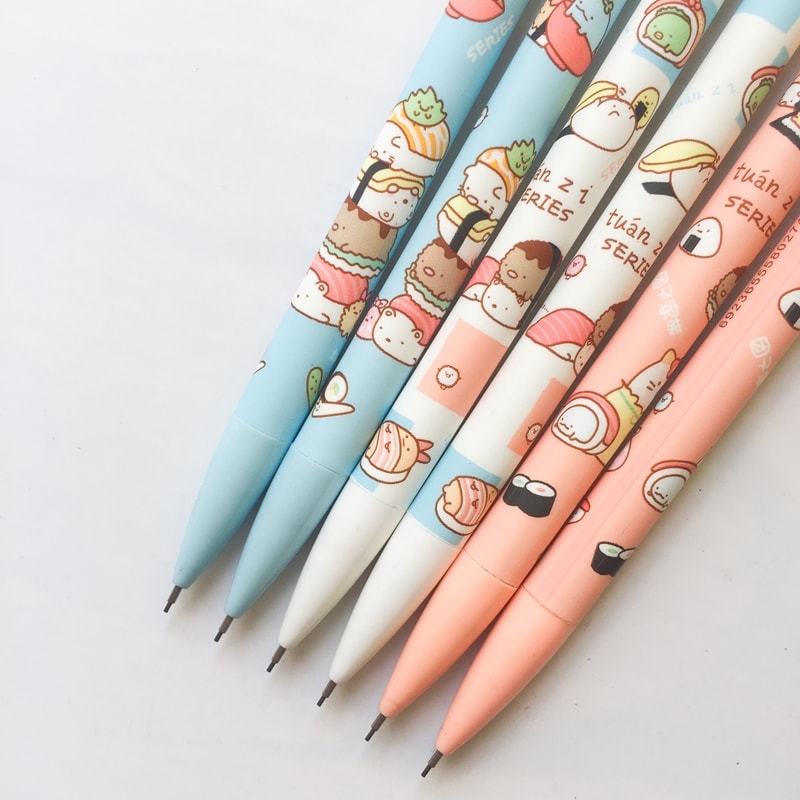 Crayon mécanique Kawaii Fournitures scolaires, fournitures de