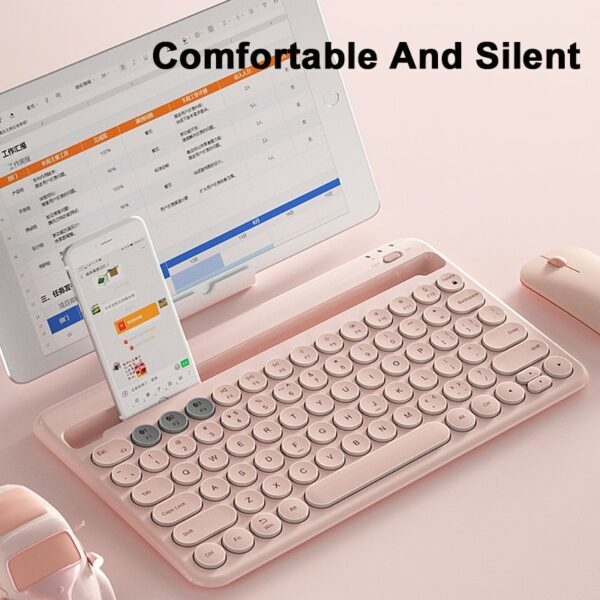 Kawaii Pastel Color Wireless Keyboard iPad kawaii