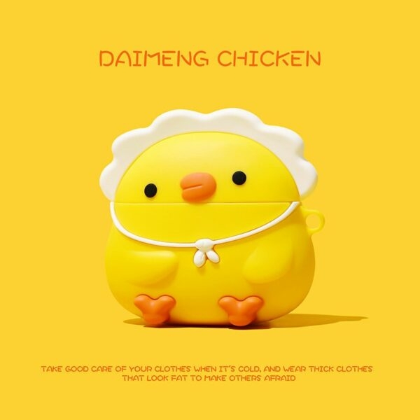 Cute Chicken/Duck Airpods Case Cartoon kawaii