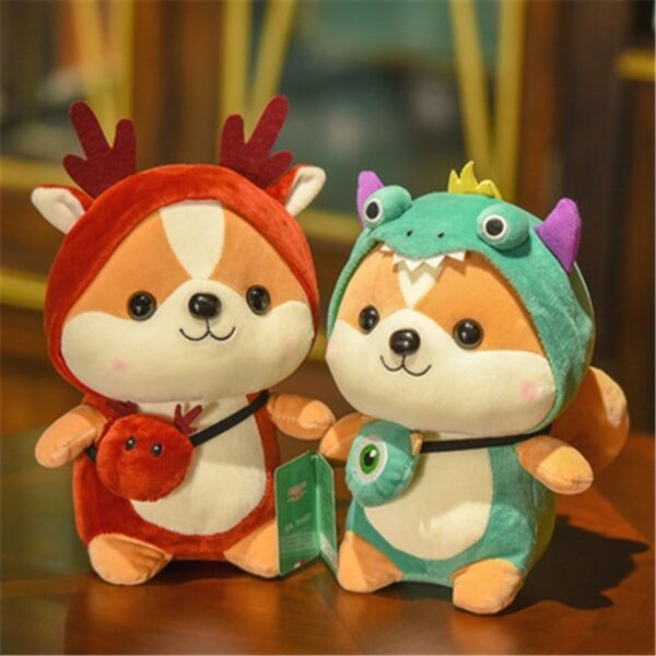 Brinquedos de pelúcia de esquilo Kawaii Kawaii criativo