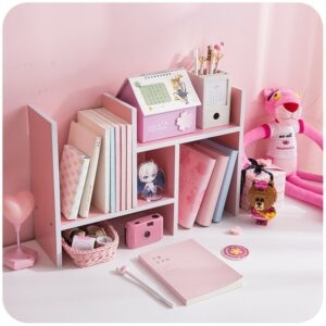 Süßer rosa unregelmäßiger Schreibtisch-Organizer