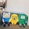حقيبة كروس من القطيفة من Beemo و Finn & Jake Figure Adventure Time