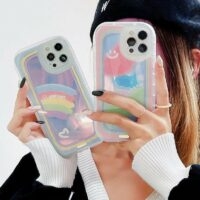 Aurora Rainbow iPhone-Hülle Ins kawaii