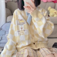 Kawaii Hit Color Bowknot Sweaters Cute kawaii