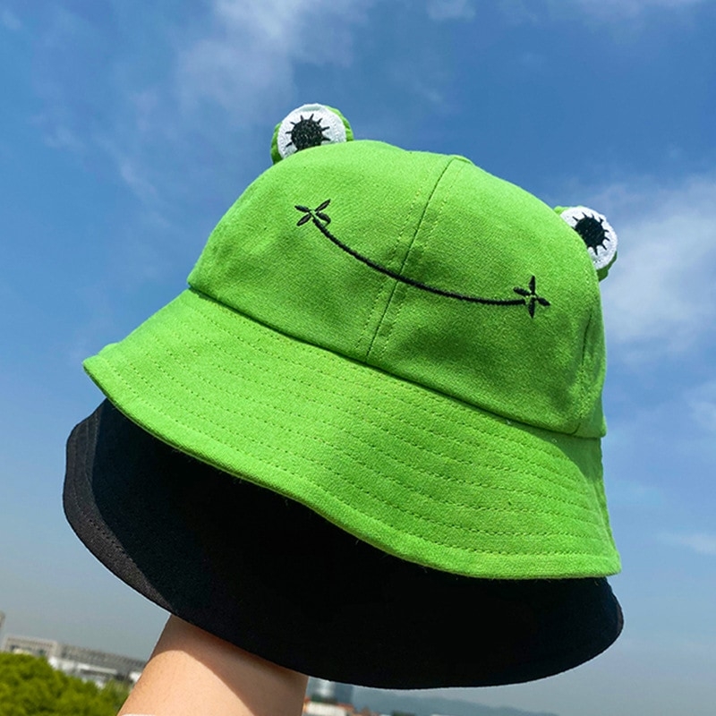 قبعة دلو Kawaii Froggy