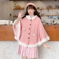 Japanese kawaii cats cape coat SE9104  Kawaii clothes, Cosplay outfits,  Fashion