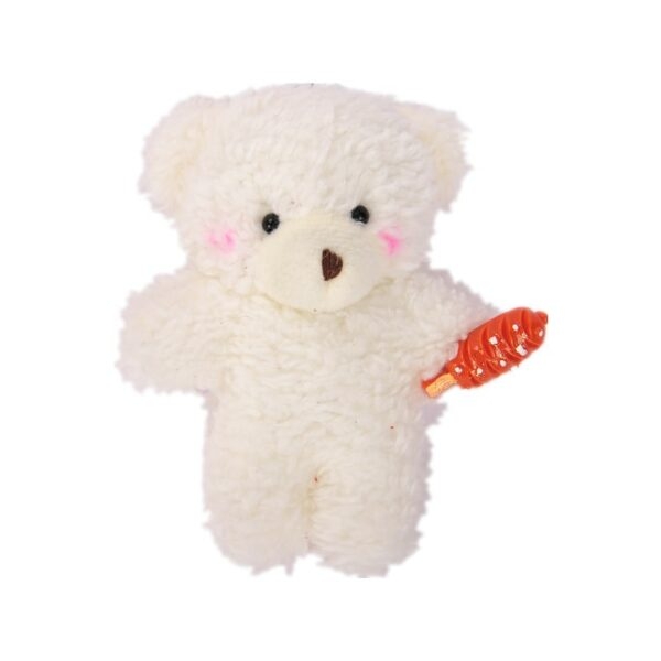 Portachiavi con bambola di peluche Kawaii simpatico orso orso kawaii