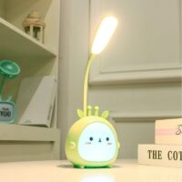 Lámpara de mesa LED con ciervo Kawaii dibujos animados kawaii