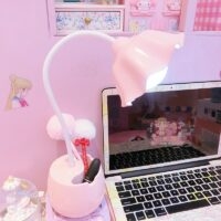 Lámpara de escritorio Kawaii Pink Sakura Lámpara de luz kawaii