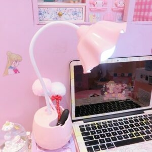 Lampe de bureau Sakura rose Kawaii, lampe lumineuse kawaii