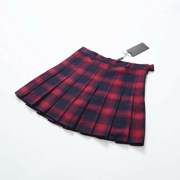 Плиссированная юбка в стиле готический панк в стиле Харадзюку Харадзюку кавайи