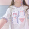 Kawaii Cartoon-T-Shirts im japanischen Stil