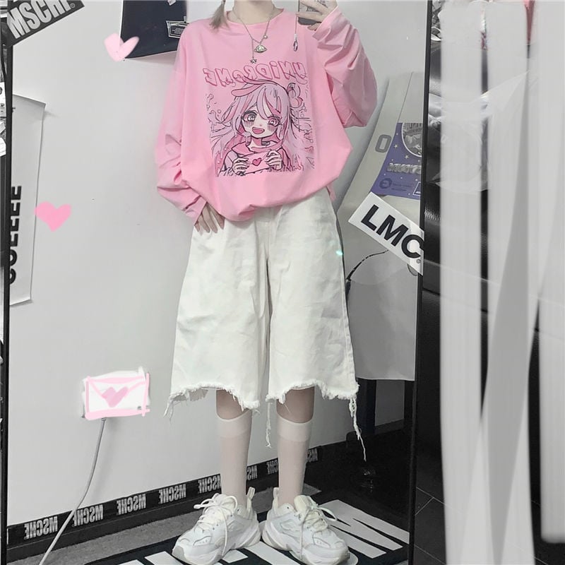 Kawaii Anime Pink Girl IPhone Case - Kawaii Fashion Shop  Cute Asian  Japanese Harajuku Cute Kawaii Fashion Clothing