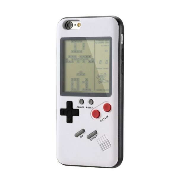 Coque de téléphone Gameboy rétro pour iPhone Machine de jeu kawaii