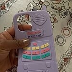 카와이 레트로 핑크 하트 아이폰 케이스