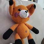 Handmade Knitted Panda Doll
