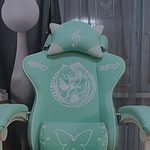 카와이 핑크 러브 애니메이션 게임 의자