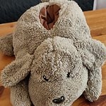 Cute Simluation Dog Tissue Box Plush Toy