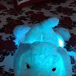 Juguete de peluche para perros con luz LED