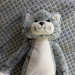 Pluszowa zabawka dla kota Kawaii z długimi nogami
