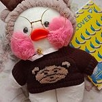 Kawaii Cafe Mimi Duck Plush Toy 30CM