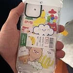 Cartoon Bear transparante iPhone-hoesjes