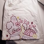 Japońska koszulka Kawaii Śliczna Anime Biała