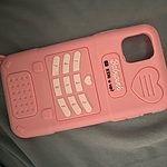 iPhonehoesje van het Hart van Kawaii Retro Roze