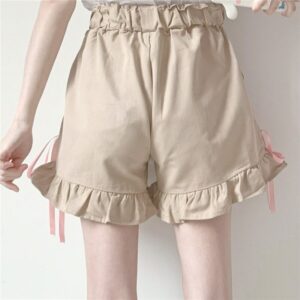 Kawaii Bunny Ruffled Short Pants - Kawaii Fashion Shop | Cute Asian ...
