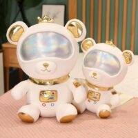 Brinquedos de pelúcia de urso espacial Kawaii Kawaii fofo