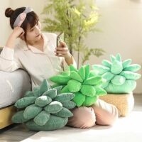 Brinquedos de pelúcia fofos com plantas suculentas Kawaii criativo