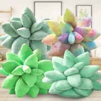 Brinquedos de pelúcia fofos com plantas suculentas Kawaii criativo