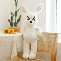 Muñeco de conejo de peluche blando dibujos animados kawaii