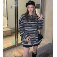 코리안 루즈 올매치 스웨터 한국어 귀엽다