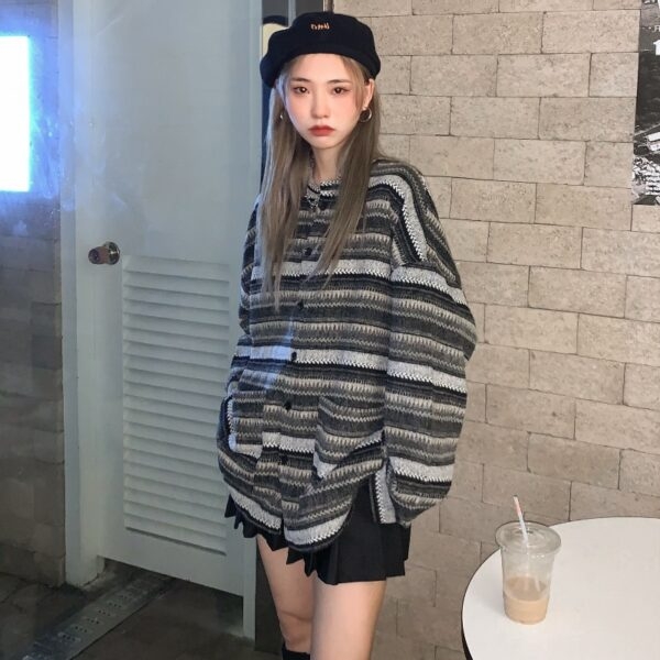 코리안 루즈 올매치 스웨터 한국어 귀엽다
