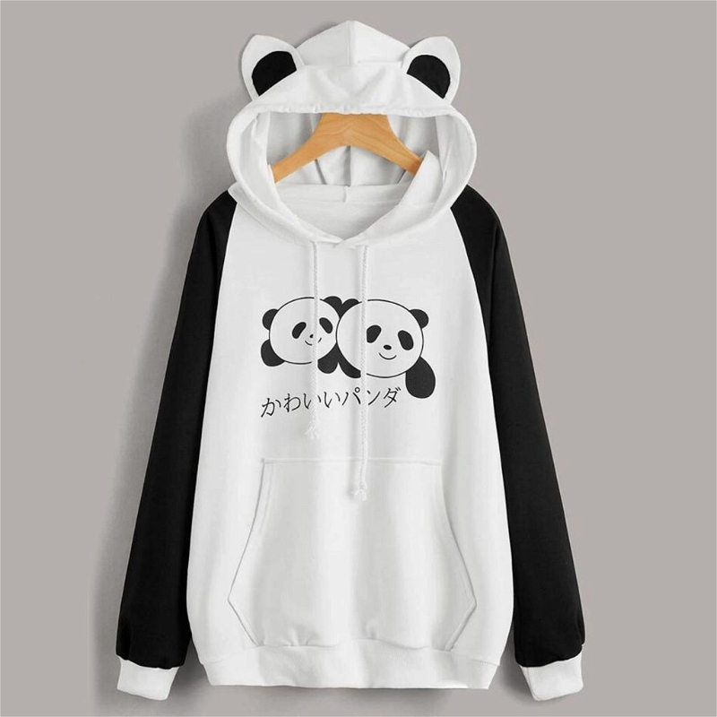 Leuk Cartoon Panda-sweatshirt