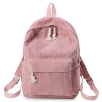 Вельветовый школьный рюкзак Студенческий стиль каваи
