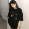 Katoenen T-shirt met Kawaii-beerprint